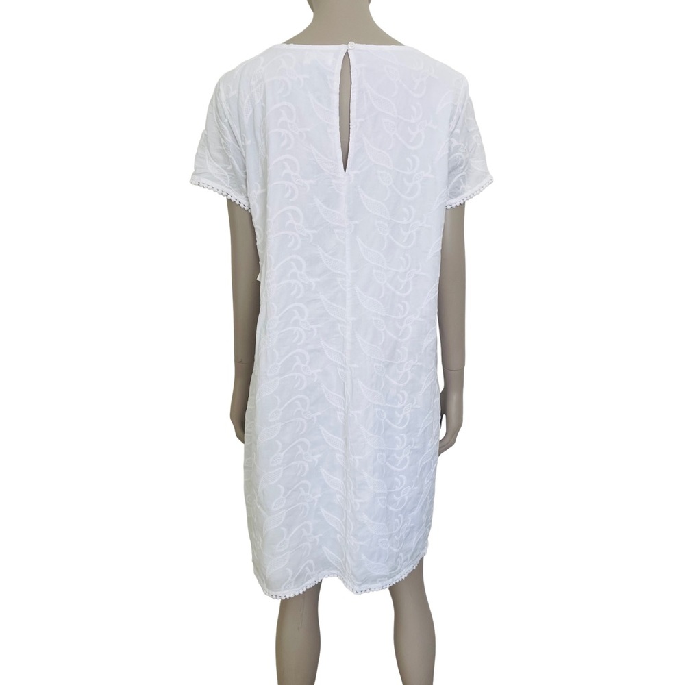 Old Navy White Embroidered Short Sleeve Dress NWT! - Picture 6 of 16
